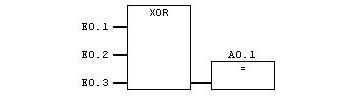 XOR-Verknüpfung mit mehreren Eingängen