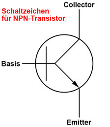 Schaltzeichen NPN-Transistor