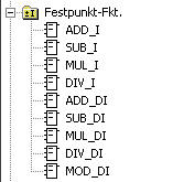 Festpunktzahlfunktionen in KOP