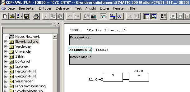 Programm im Weckalarm-OB