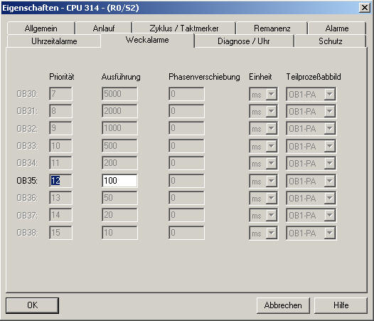 Weckalarme parametrieren