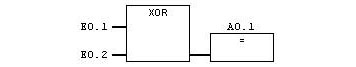 XOR-Verknüpfung in FUP